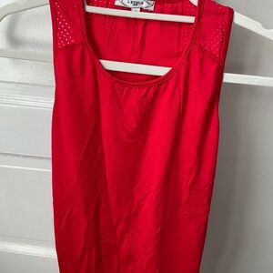 L’Etoile Sport The Performance Racerback Tank Tennis Red Women’s Size Small